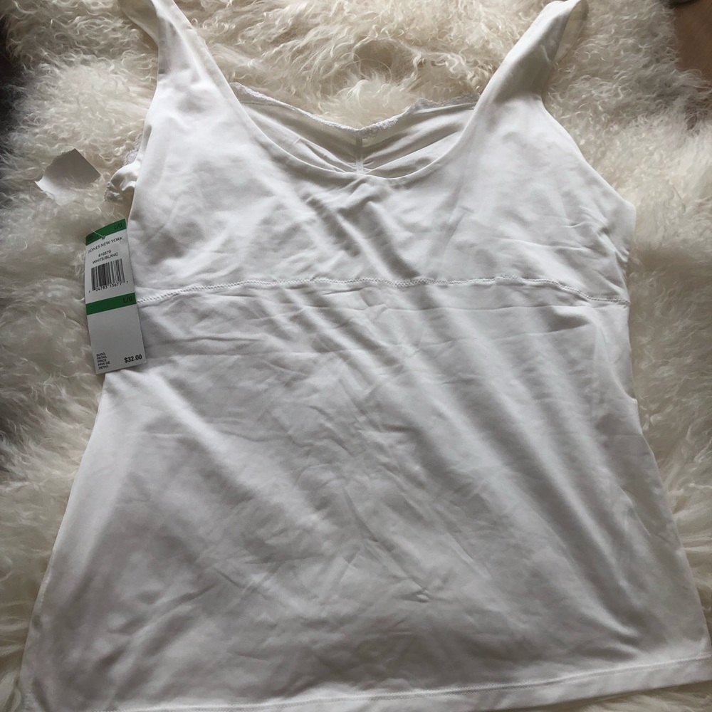 BNWT Jones New York women classic lace embroidered pajama top in size large!! - Picture 2 of 10
